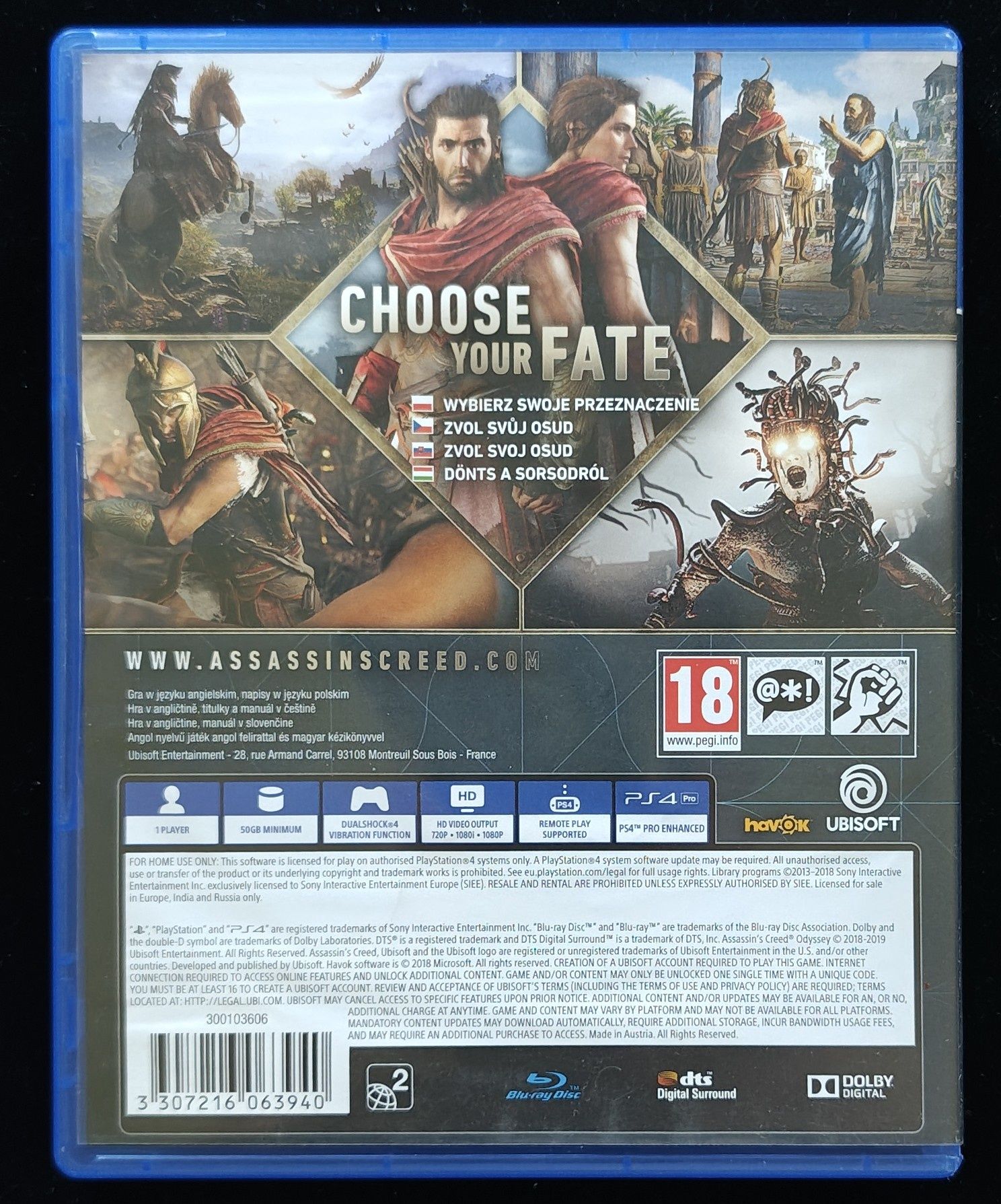 Assassin’s Creed Odyssey PL na PS4 i PS5 po polsku Assassins BDB stan