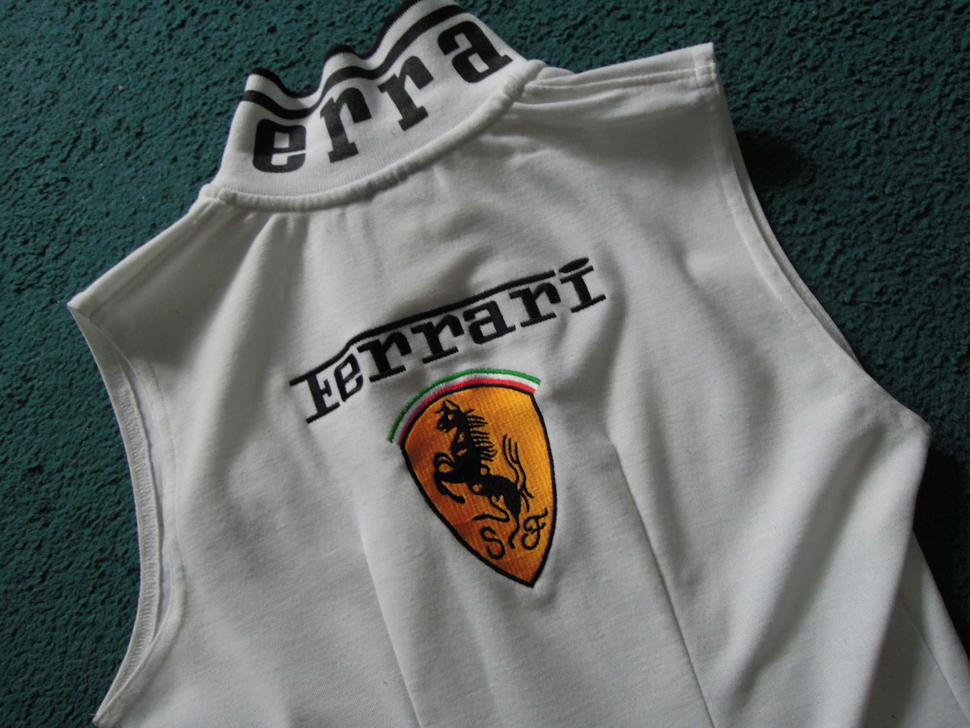 Ferrari-Damska Bluzka T-shirt- M- Lato