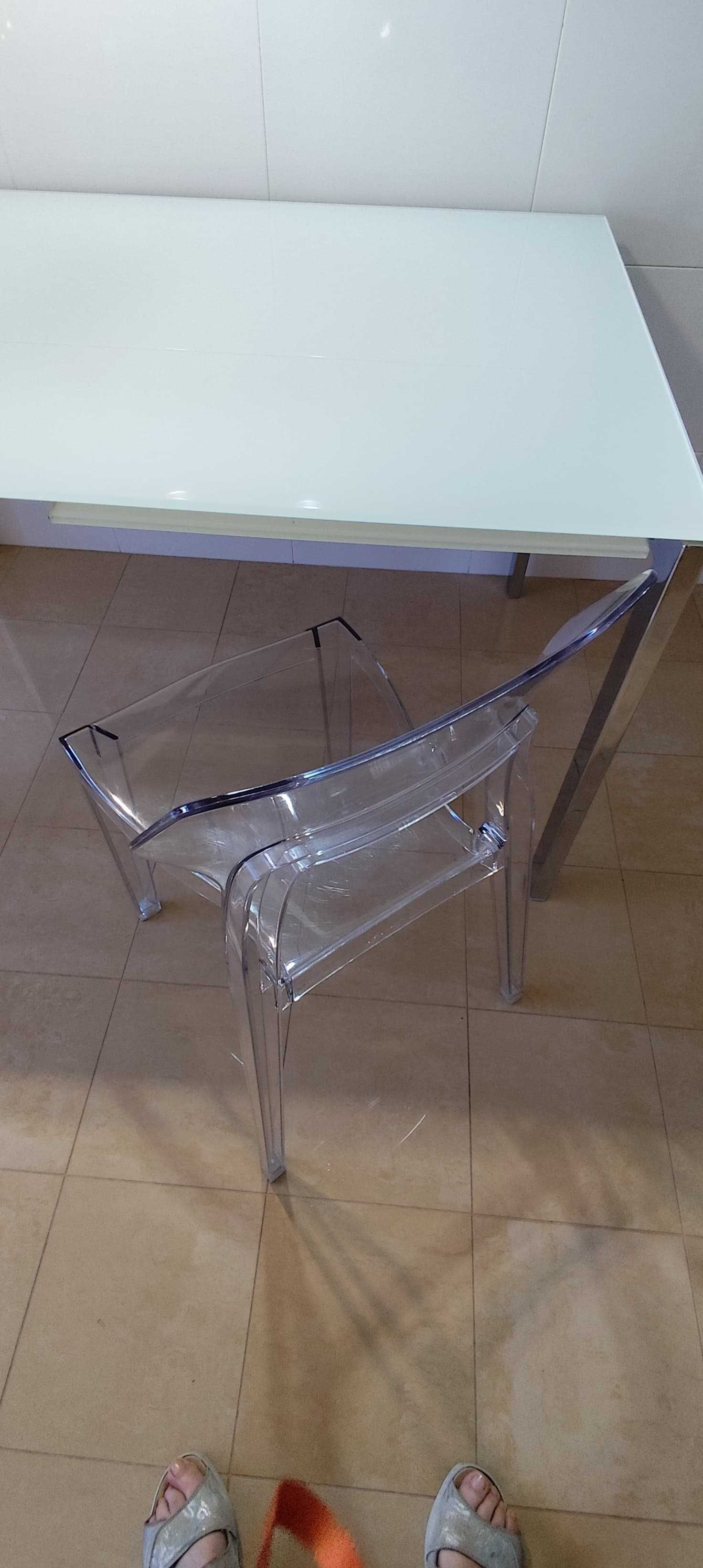 Mesa de vidro temperado