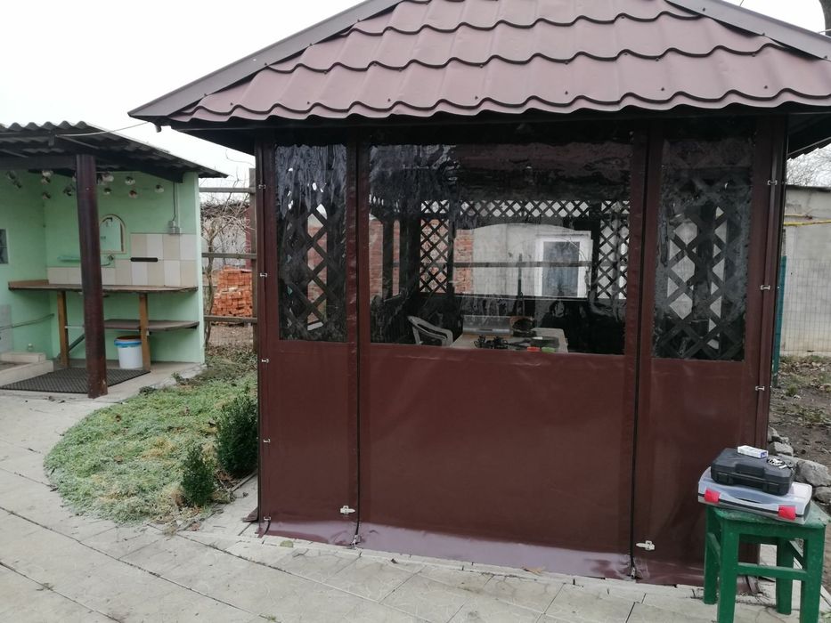 Прозорі штори ПВХ.Тенти.М'які вікна.Гнучкі вікна.Мягкие окна.