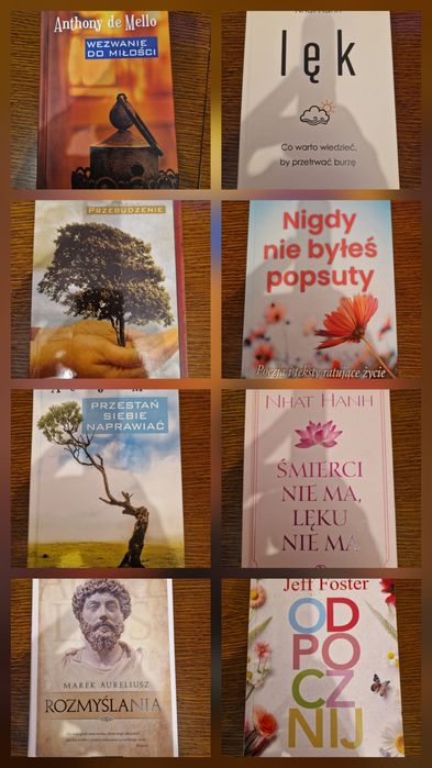 Zestaw 24 książek rozwój osobisty