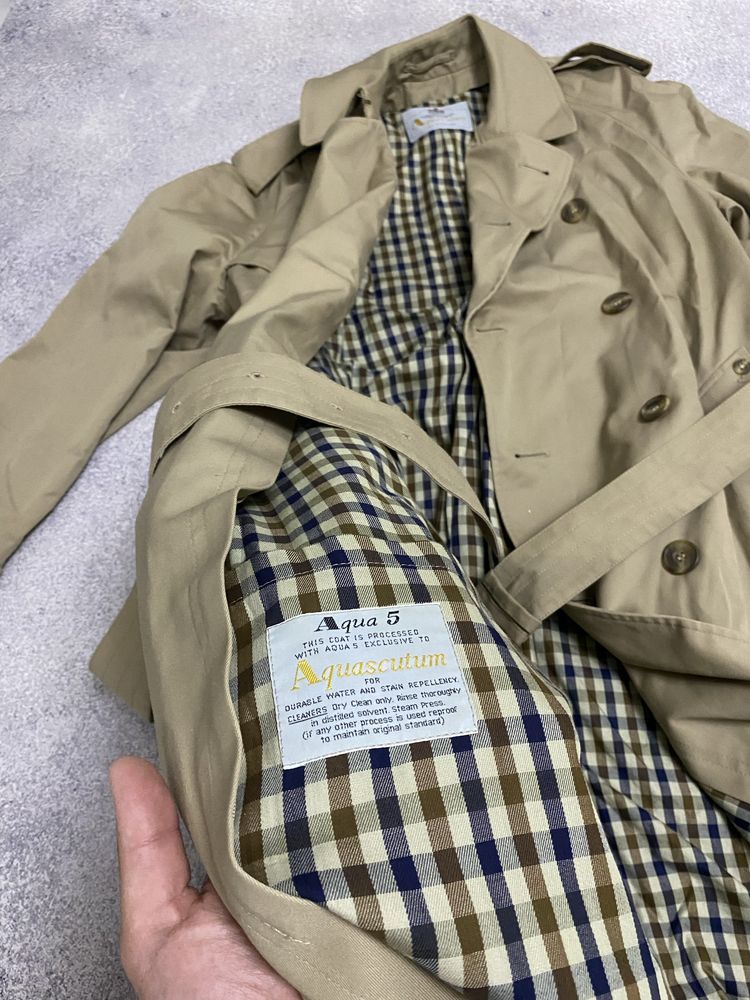 Тренч Aquascutum оригінал Burberry