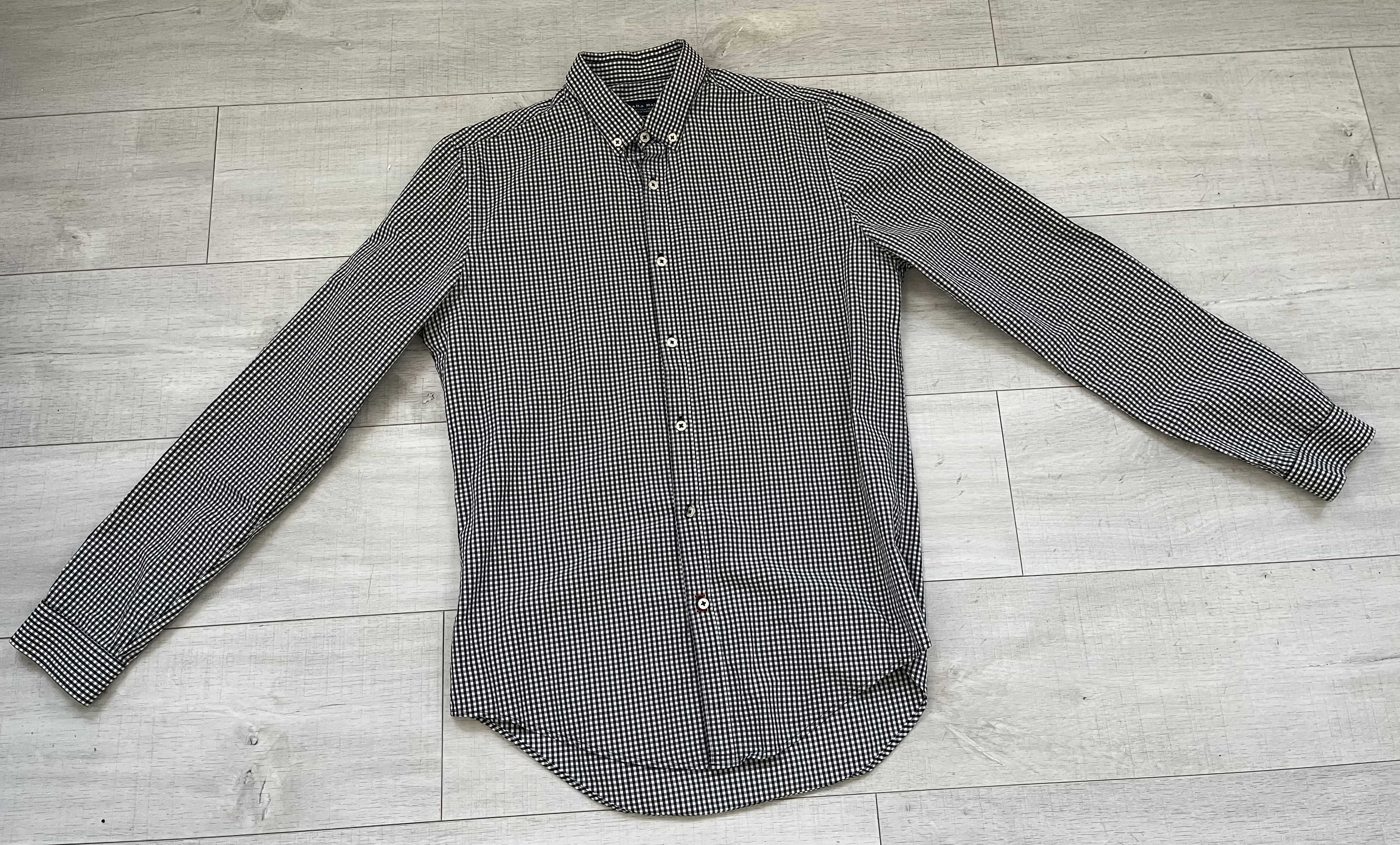 Koszula męska Zara, slim fit, r. M, 100% bawełna