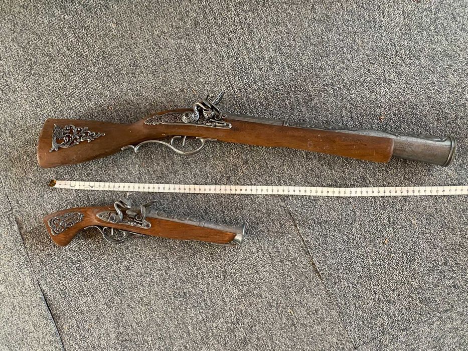 Pistola colonial de decoração