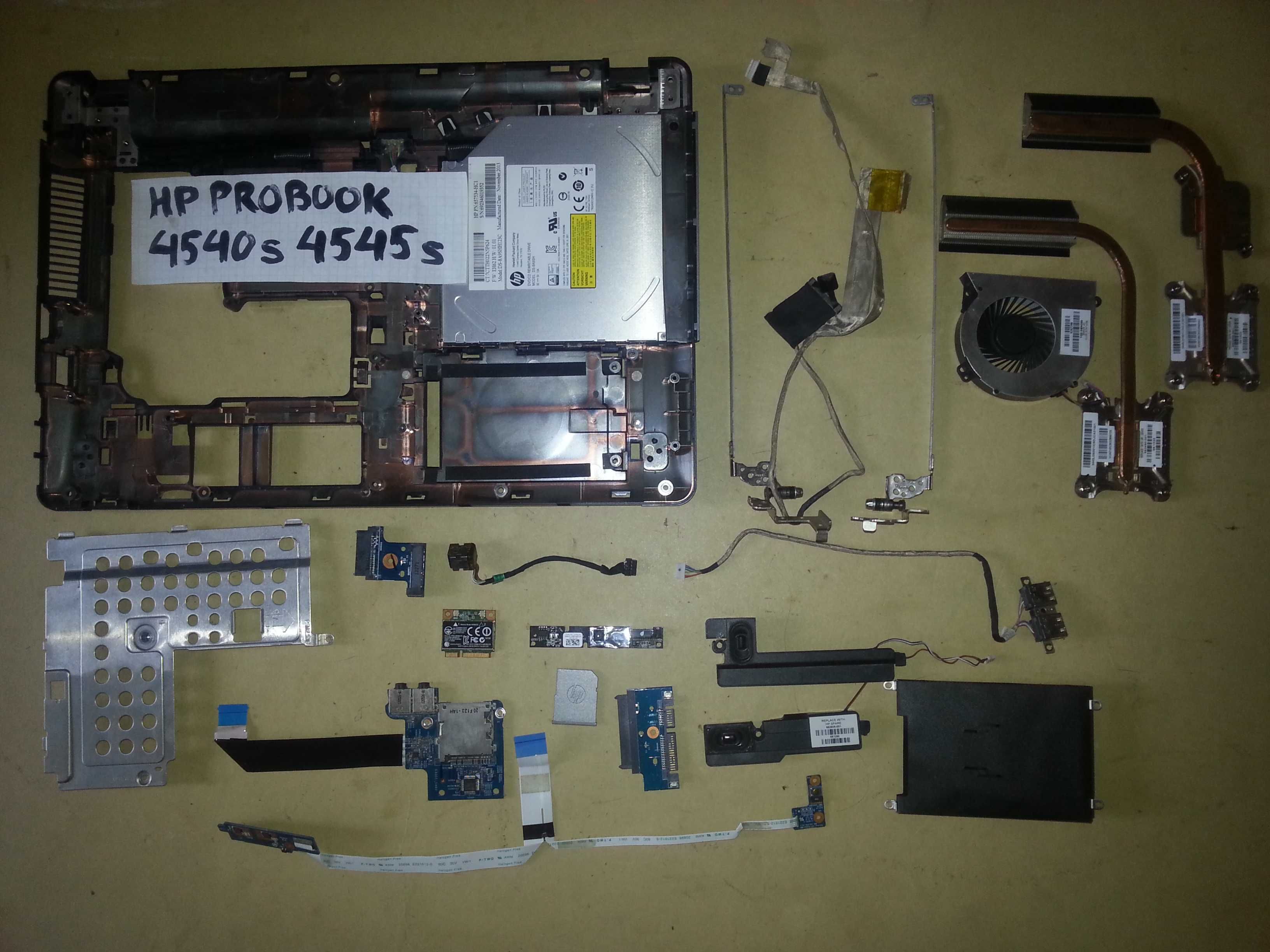 HP Probook 4530s / 4535s / 4540s / 4545s разборы