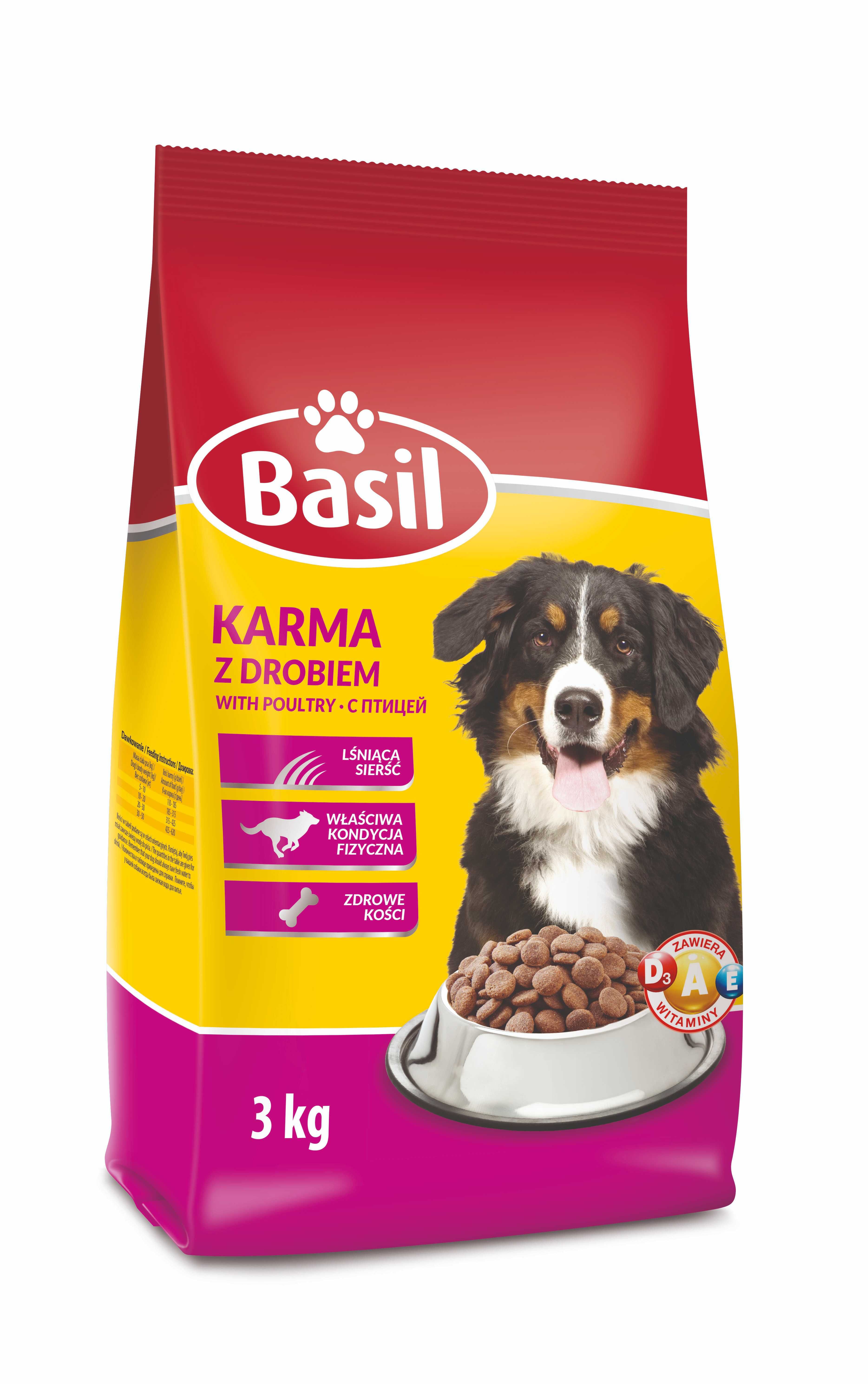 Sucha karma dla psa Basil 3kg