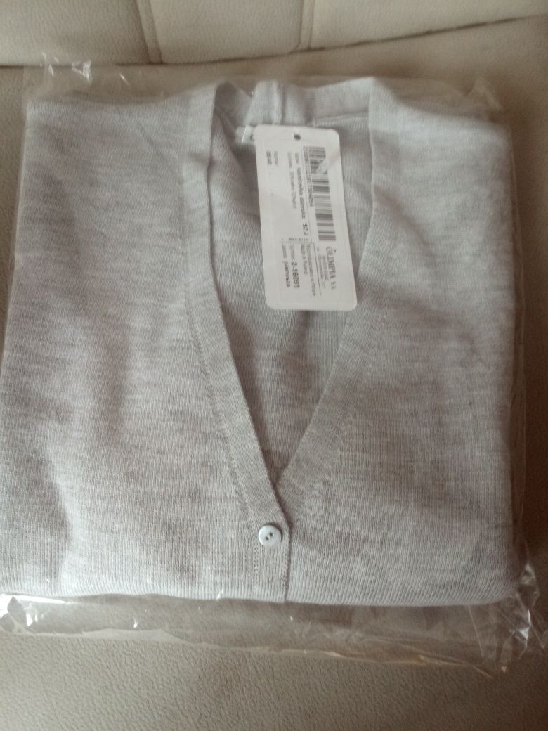 sweter rozpinany Olimpia 38/40 50% wełny