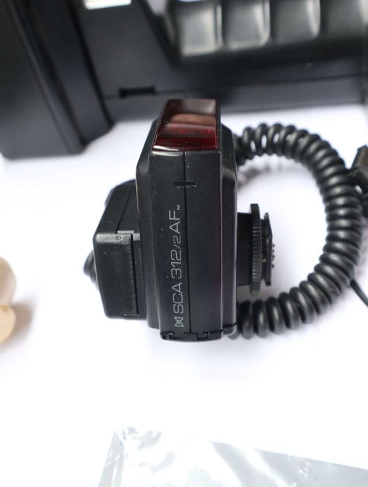 Akcesoria foto DUŻY ZESTAW - obiektyw, aparaty, lampy BŁYSKOWE PRL NRD