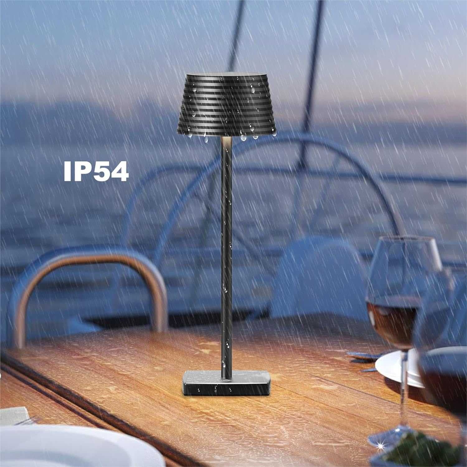 301 SLSMD Lampa stołowa LED bezprzewodowa, IP54 akumulatorowa,