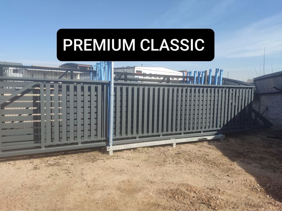 Brama przesuwna 4m FARMHOUSE, ocynk ogniowy+RAL, dostawa PL