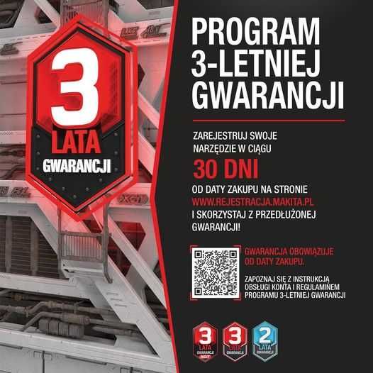 Makita Wiertarko Wkrętarka DDF484 z Aku. 18V 3,0Ah Ładowarką DC18RC