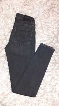 Damskie szare jeansy Levis skinny Levi's W24 L30 / 32 34 / XXS XS