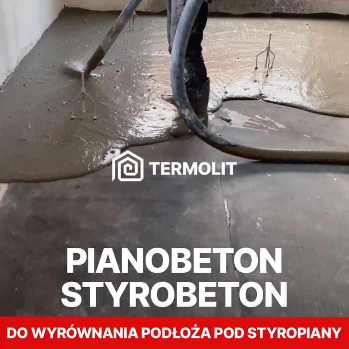 PIANOBETON /Styrobeton Wrocław -promocja pod posadzki wylewki jastrych