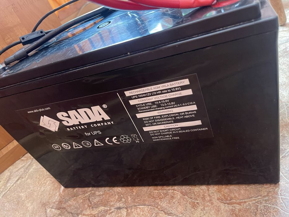 Акб акумулятор SADA 100 ah 12v