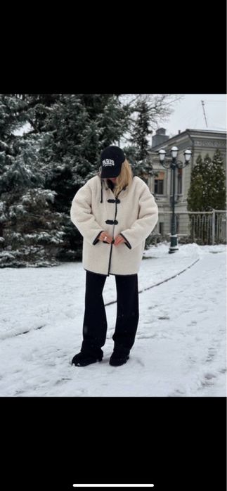 Шубка тедді з штучного каракуля