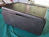 Styrobox czarny, termobox 40x60.