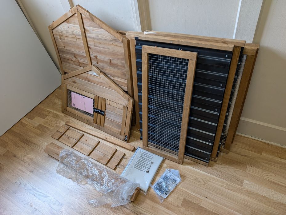 TIAKI Domek Klatka Wybieg dla Królików 159x80x91 DUŻA Połowa CENY Uszk