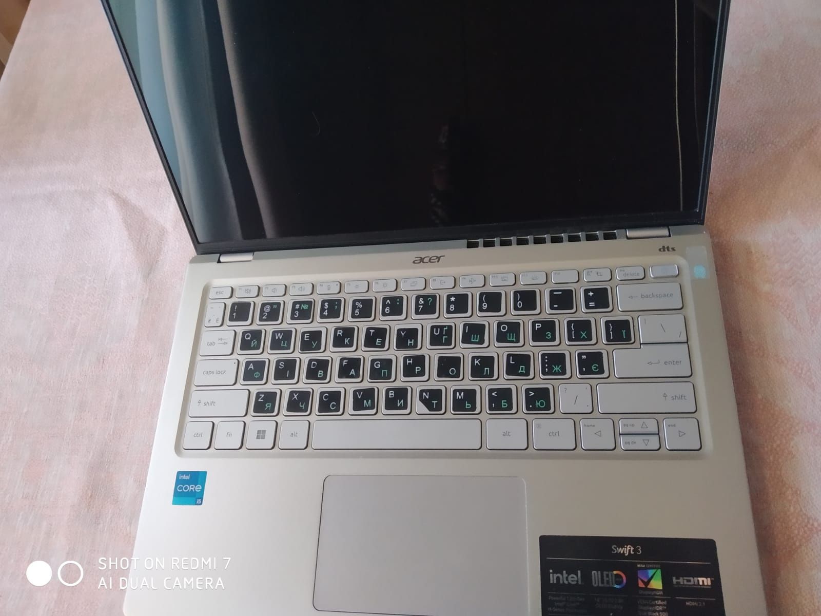 Ноутбук acer swift 3 sf314-71-58hc
