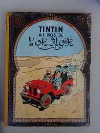 Les aventures de Tintin Tintin au Pays de L'Or Noir Casterman 1950