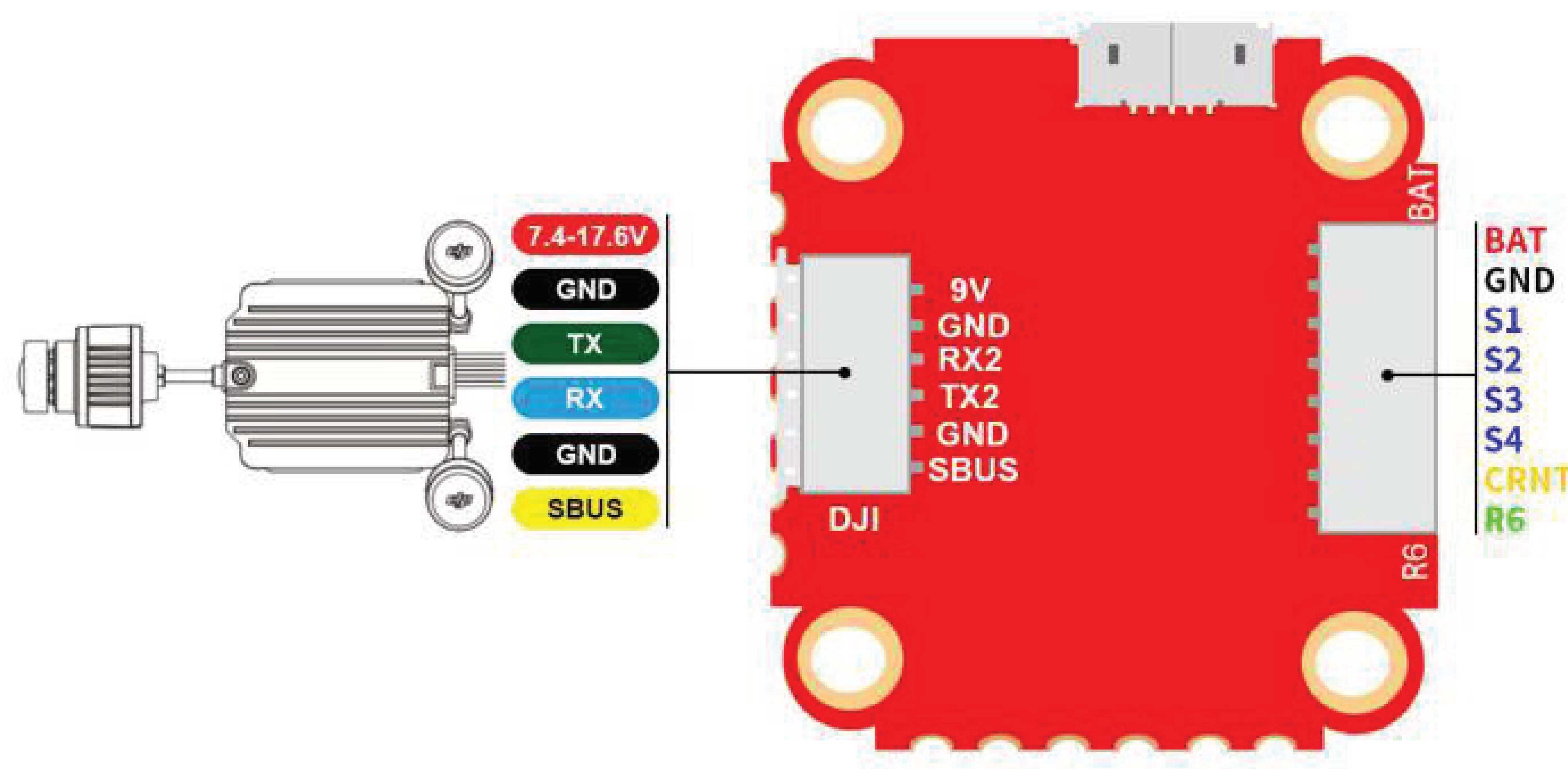 Flight Controller F7 HGLRC F722 ZEUS mini Controlador de Voo FPV Drone