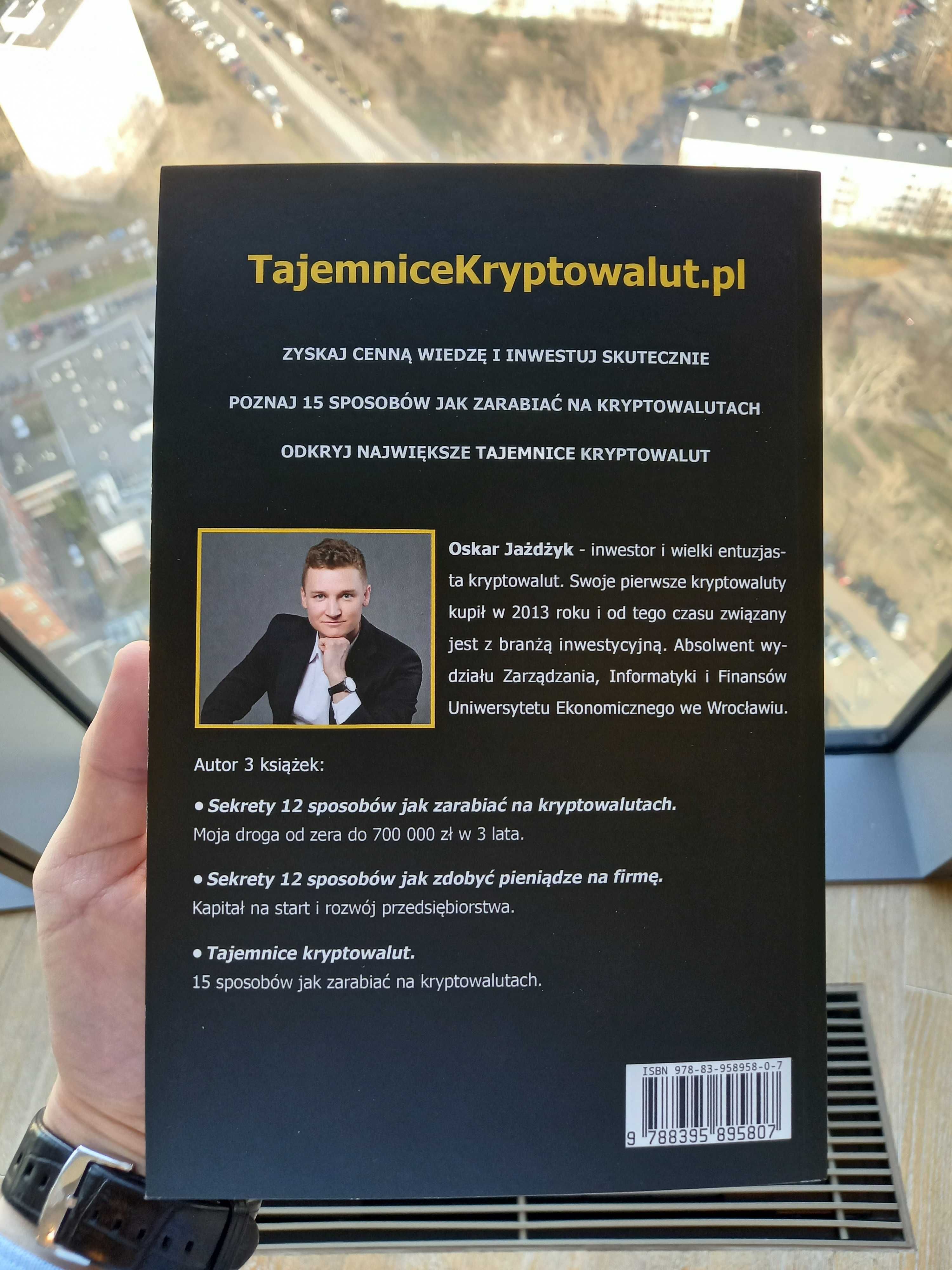 TAJEMNICE KRYPTOWALUT - Kryptowaluty Książka Bitcoin - Oskar Jażdżyk