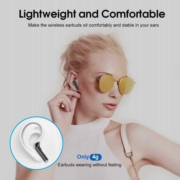 Słuchawki bezprzewodowe douszne Bluetooth 5.3 OYIB