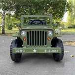 JEEP Terenowy 4x4 Retro Wojskowy Auto AKUMULATOR Elektryczny DZIECI RC