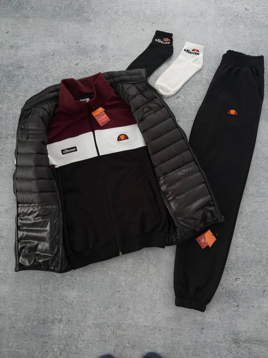 Спортивний костюм Ellesse. Люкс якість. Штани та олімпійка +Подарунок