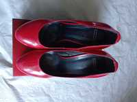 Туфли красные женские 37 розмер б/у
