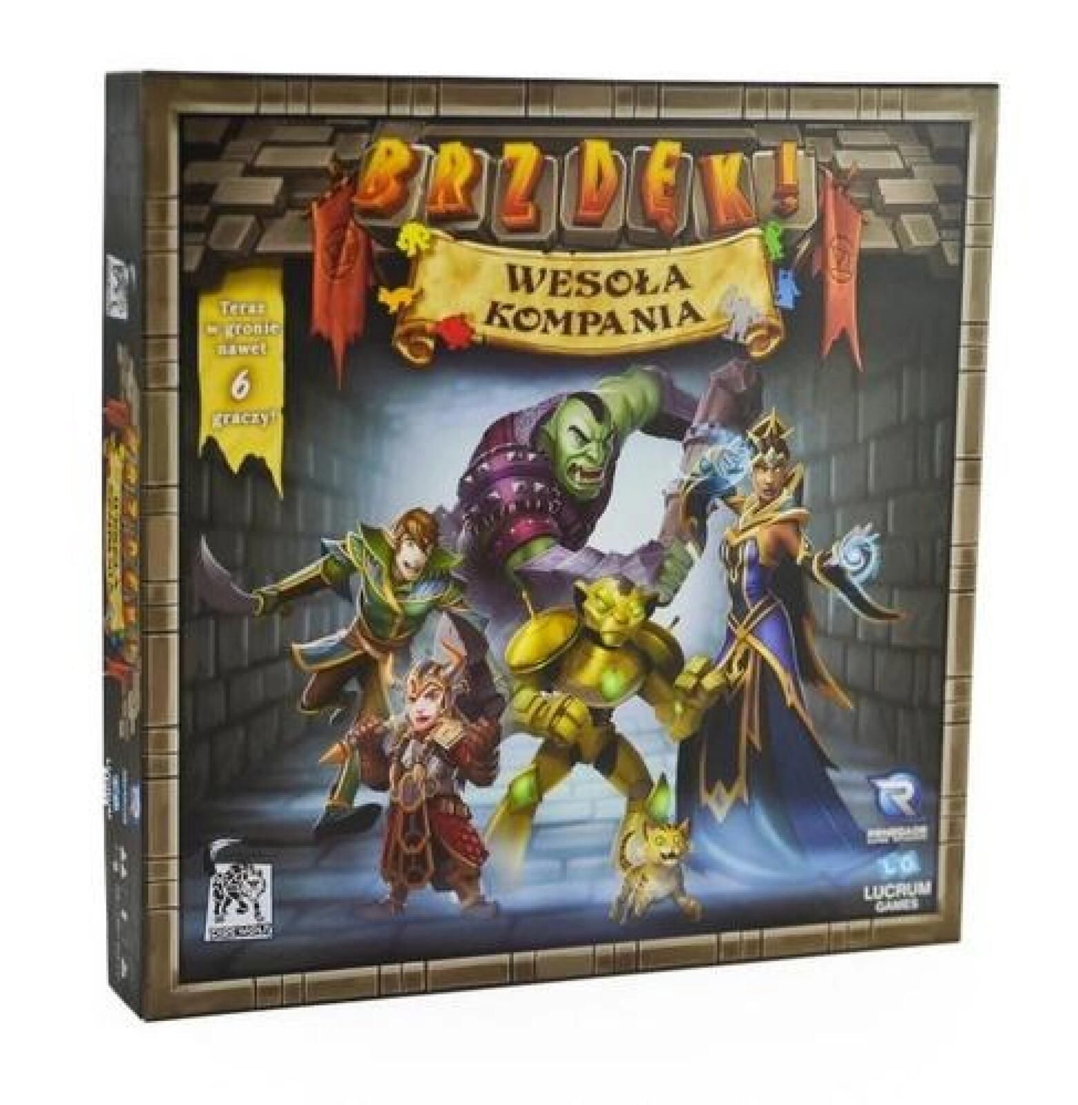 Brzdęk! Wesoła Kompania LUCRUM GAMES Lucrum Games pudełko,