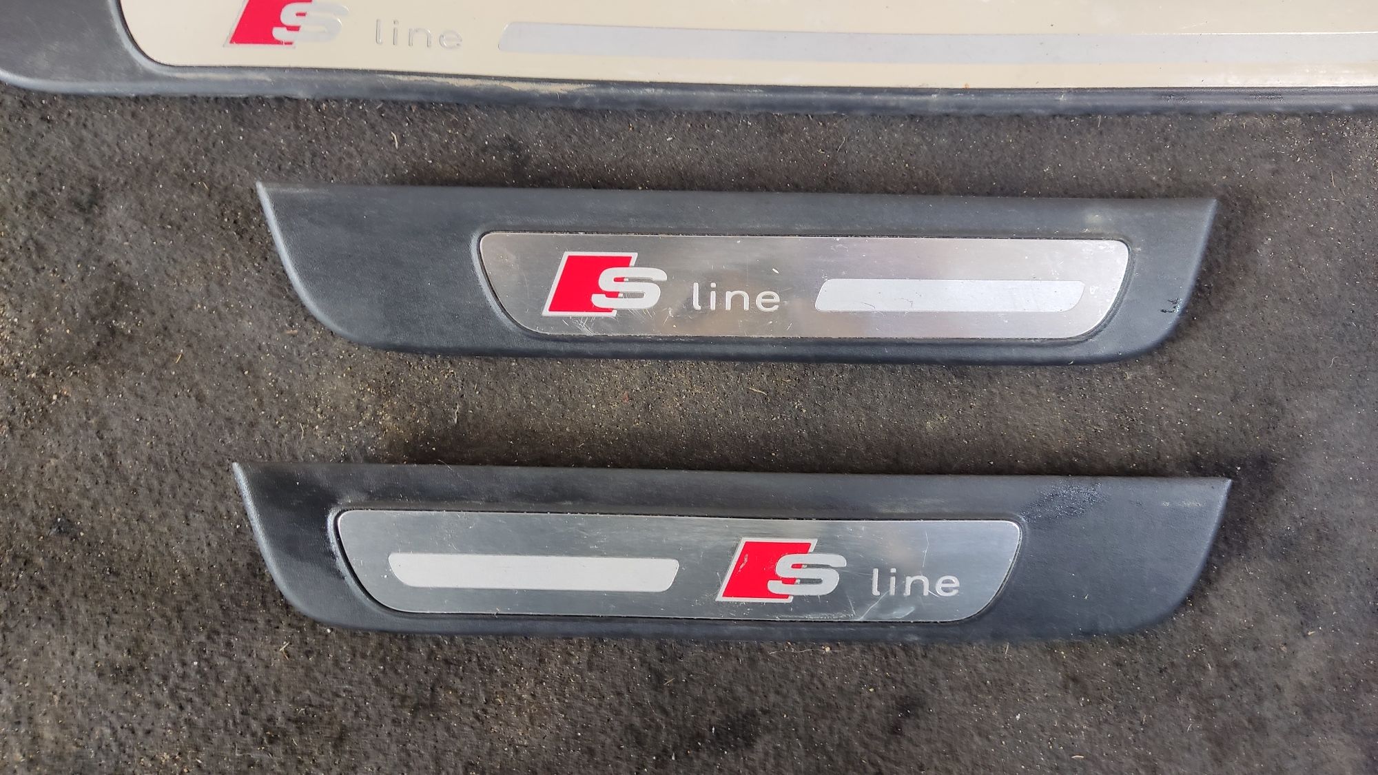 Nakładki progowe progi wewnętrzne s line Audi a4 b8 kombi