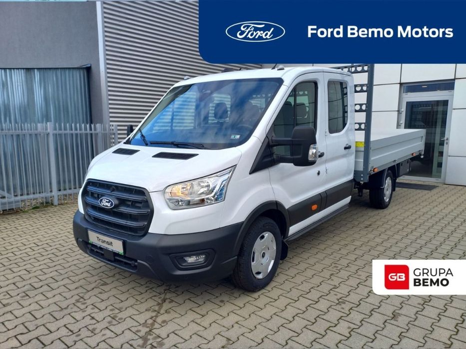 Ford transit  Podwozie brygadowe zabudowa skrzyniowa 7-miejsc 2,0 130 km DOSTĘPNY
