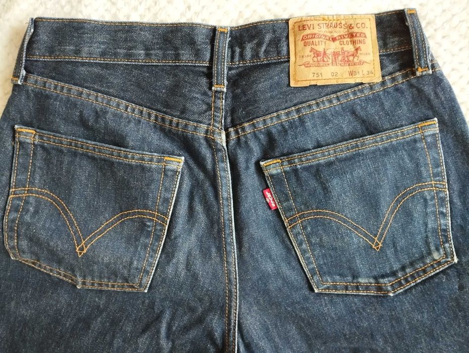 Spodnie męskie LEVIS 751 rozmiar W31 L34, posiadam dwie pary