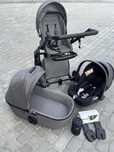 Wózek Anex E type 2w1 + fotelik Cybex Cloud + adaptery,termoopakowanie