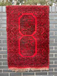 Dywan dywanik wełniany lub wycieraczka r.tkany Afgan 140x85 gal. 4 tyś