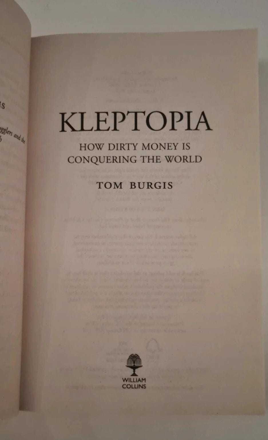 Kleptopia - Tom Burgis