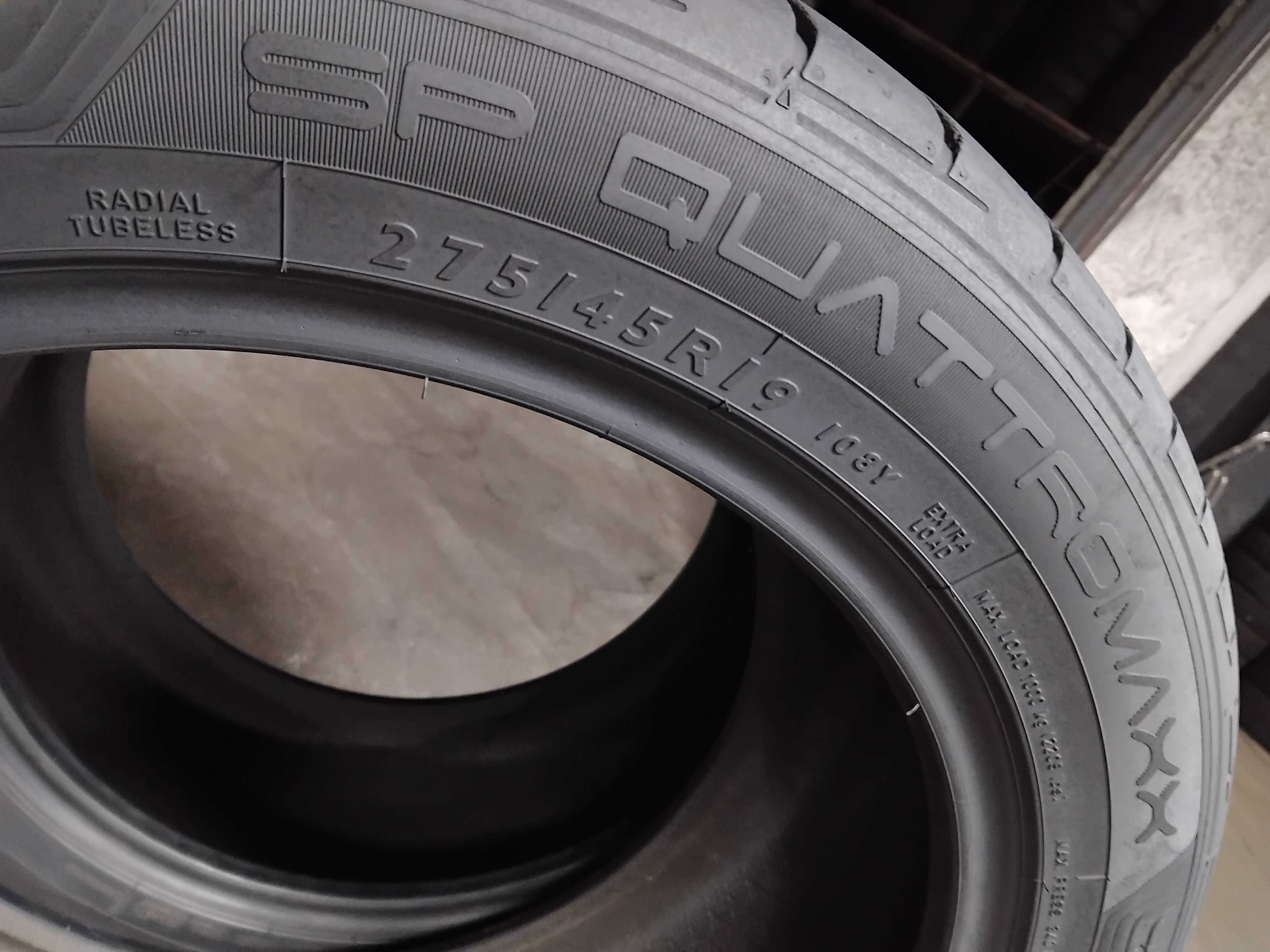 Шини бу 275/45 R19 Dunlop Sp Quattromaxx Пара Літо