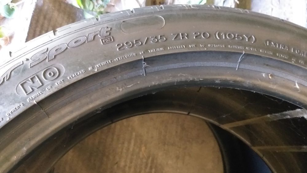 P501380 para 295/35R20 Michelin Pilot Sport PS2 105Y 2013r.