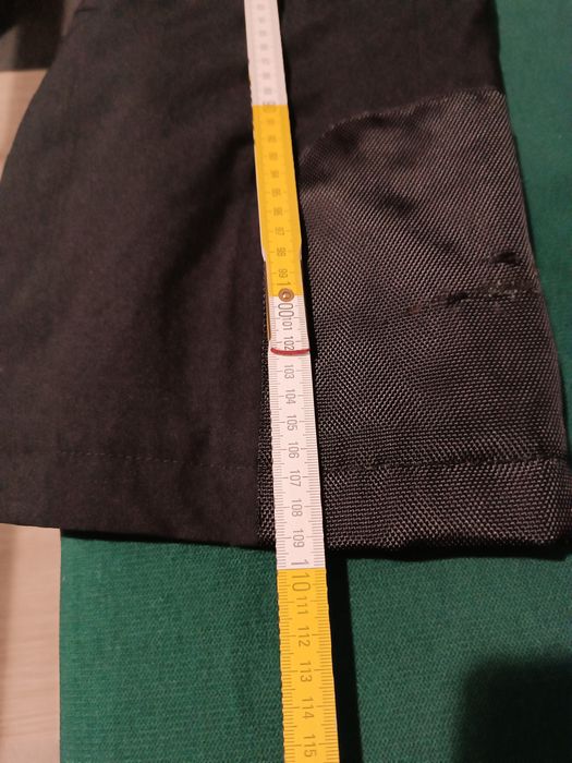 Męskie czarne spodnie narciarskie z szelkami M