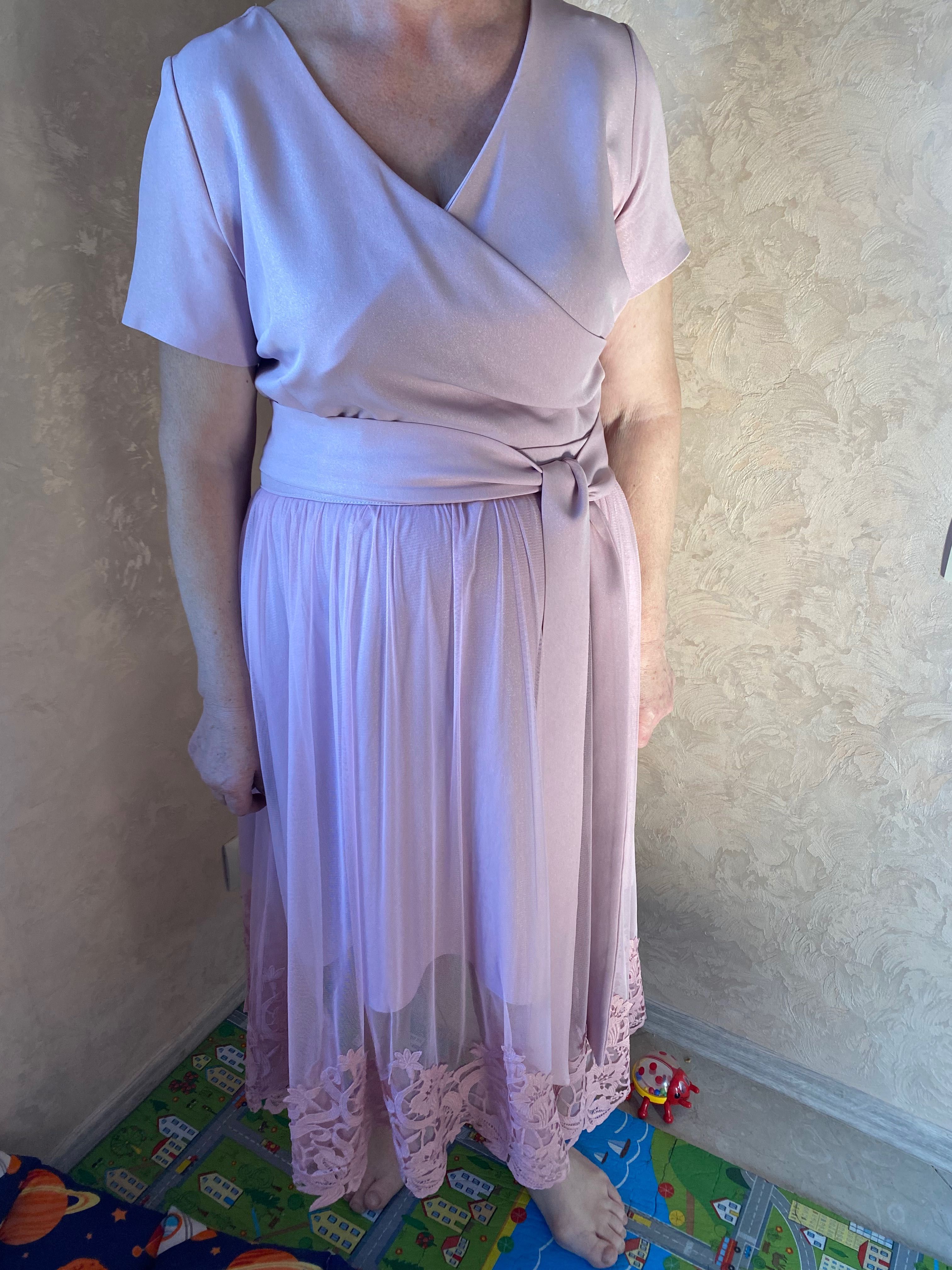 Жіноча сукня рожева 48-50