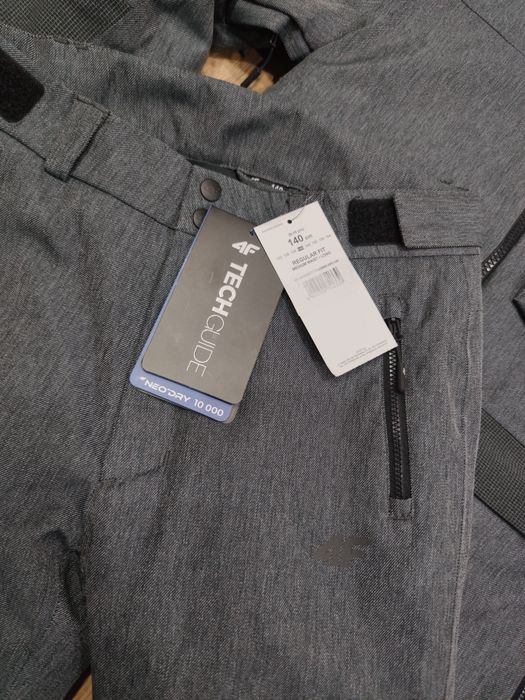 Zestaw narciarski chłopięcy kurtka spodnie membrana 10000 4F 140