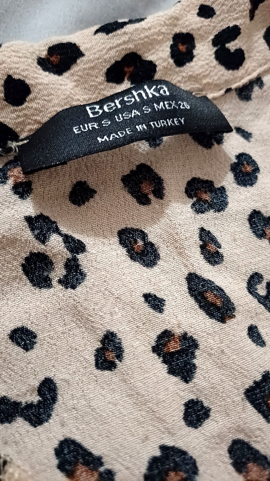 Koszula kremowa w centki S