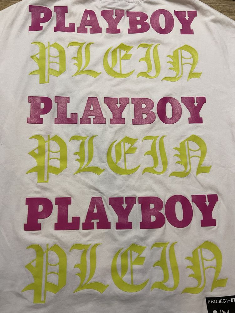 Футболка колаб Playboy&Philipp Plein