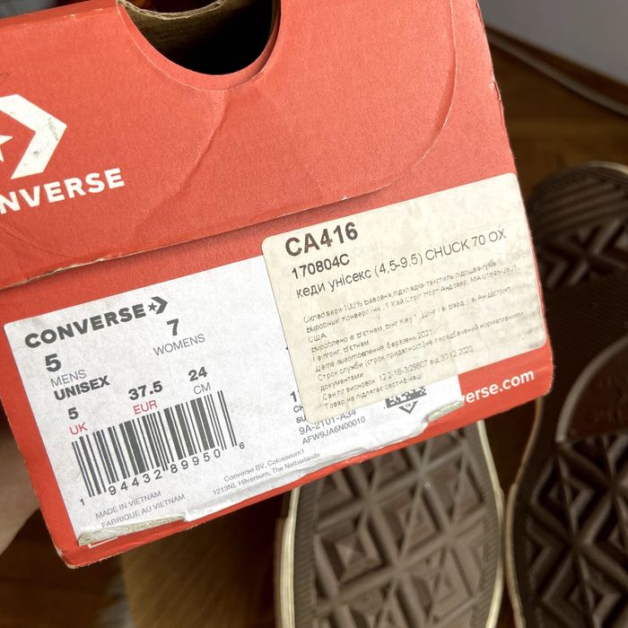 Кеди Converse Chuck 70s / 37.5 розмір