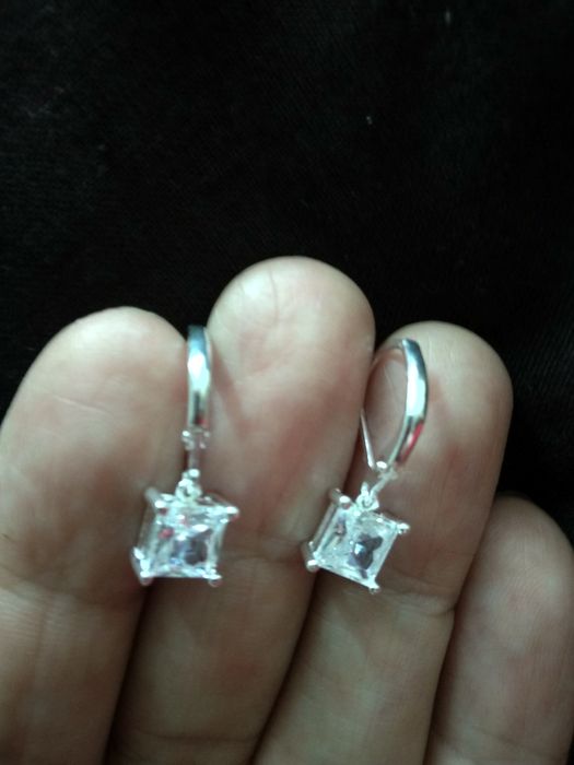 Кольца перстні сережки посріблені Біжутерія