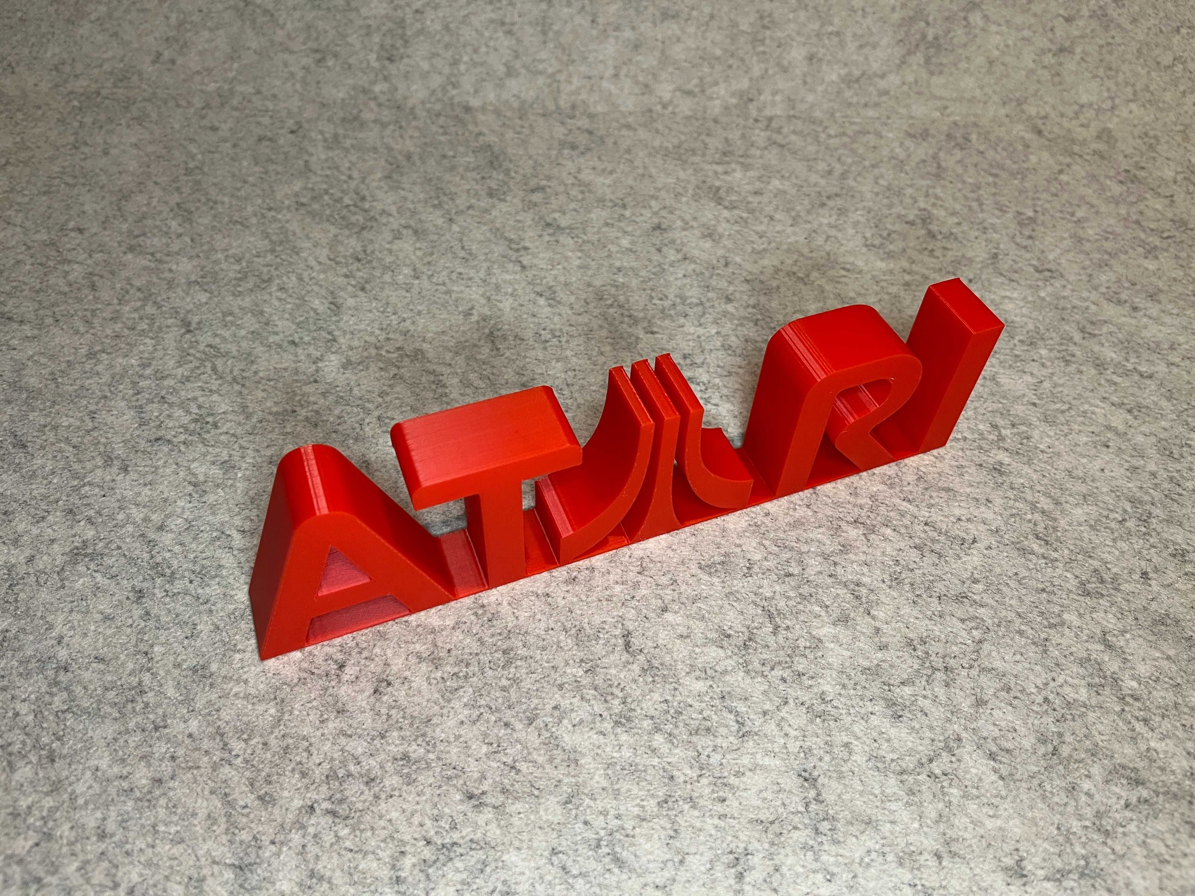 Ozdobna dekoracja logo Atari