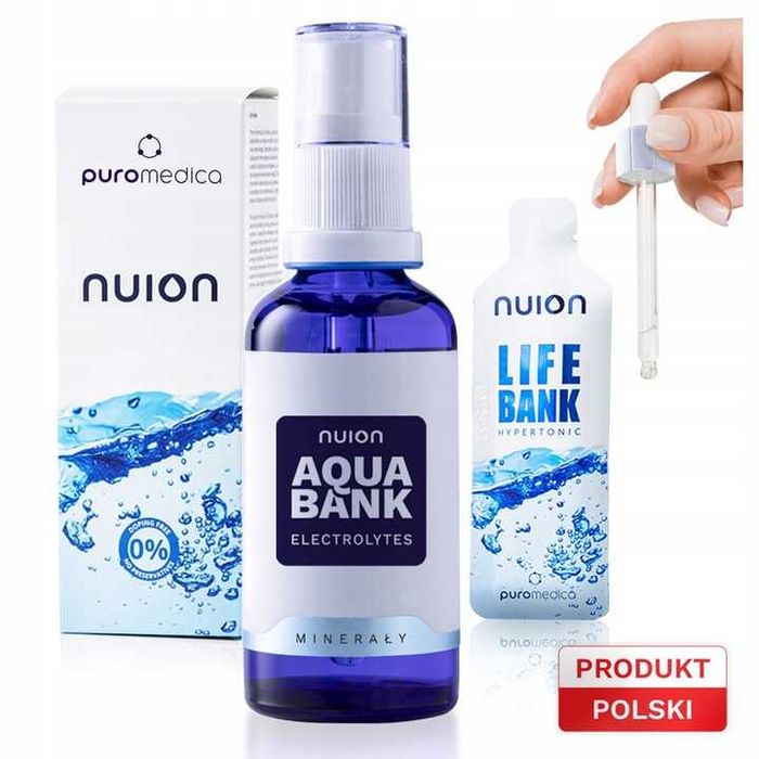 AQUA BANK  magnez cynk selen Suplement Diety elektrolity NUION 50ml