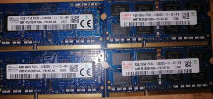 Память для ноутбука DDR3 4Gb PC3L- 12800s