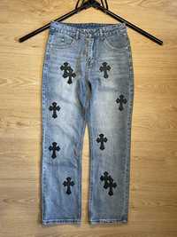 Spodnie chrome hearts , Lewis’s ,Begi jeans , denim