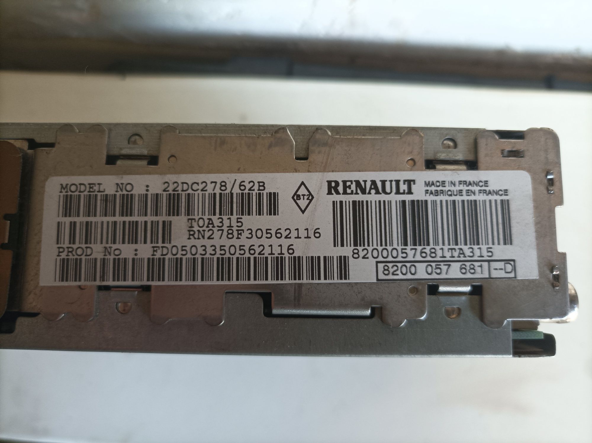 Radio original Renault clio 2 de 98